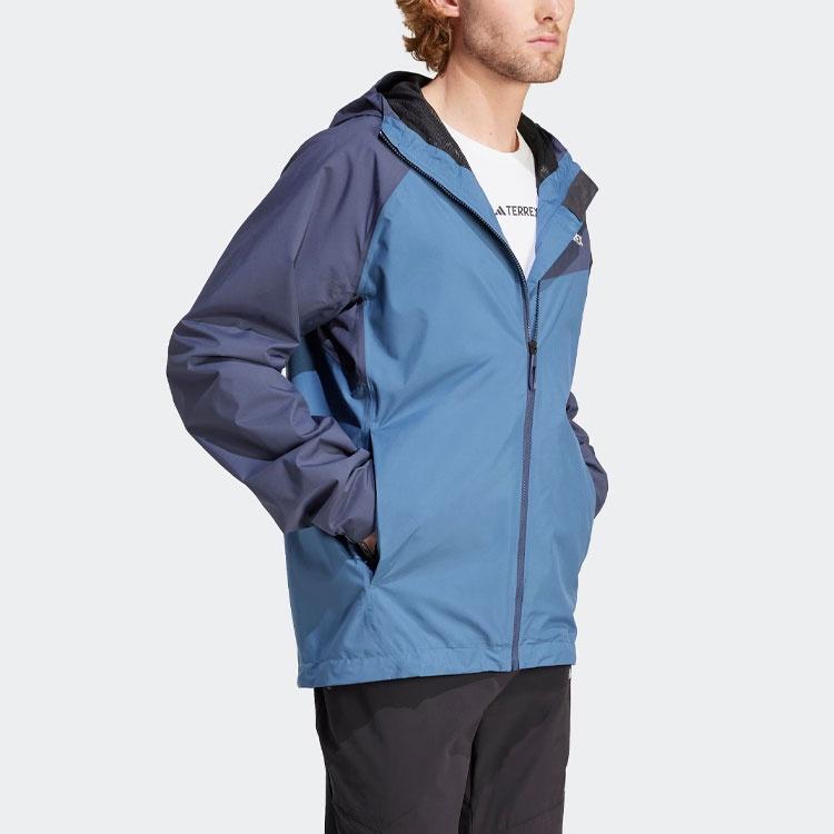 Adidas ULT Business/Casual Waterproof, Windproof, And Rainproof Windbreaker Jacket Men's Wonder Asphalt Gray IP1431