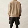 Fear of God Essentials SS21 Свитшот с воротником-стойкой на флисовой подкладке унисекс-топы Moss FOG-SS21-582