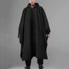 Men Hooded Cloak Tops Loose Baggy Long Cape Coats