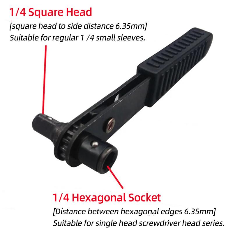 Telescopic Screwdriver Magnetic Bits Drivers Set Adjustable Ratchet Wrench Dual-Purpose Spanner Handle Socket Repair Hand Tools