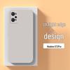 Чехол из жидкого силикона для телефона Realme GT2 - Модель RMX3310 5G, Дизайн с прямыми гранями.