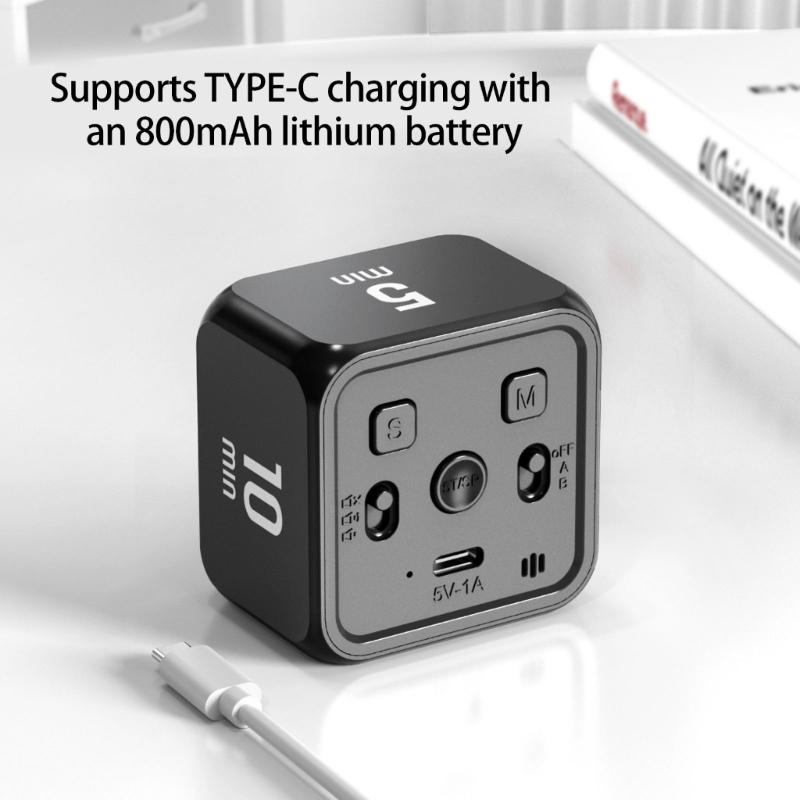 Датчики гравитации Таймер продуктивности Цифровой таймер обратного отсчета со светодиодным дисплеем Гаджет для управления временем Кухонный инструмент