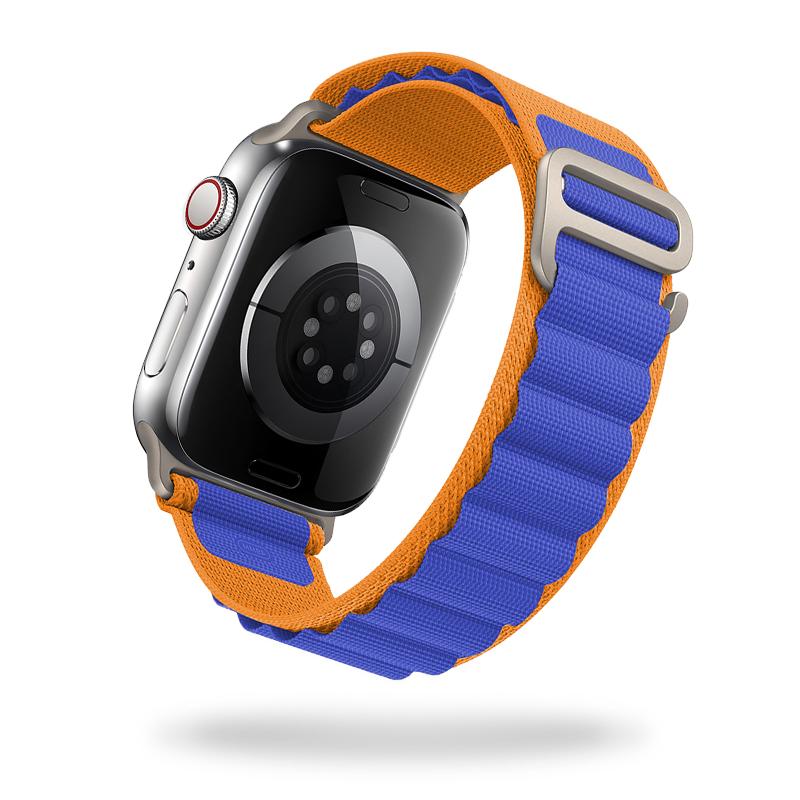 Ремешок Alpine Loop для Apple Watch ultra 45 мм, 41 мм, 44 мм, 40 мм, 49 мм, 42 мм, 38 мм, металлический браслет iWatch Ultra SE 8, 7, 6, 5, 4, нейлоновый ремешок
