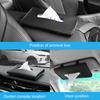 Автомобильная коробка для салфеток, автомобильный солнцезащитный козырек, держатель для коробки для салфеток из искусственной кожи, аксессуары для внутреннего хранения автомобиля