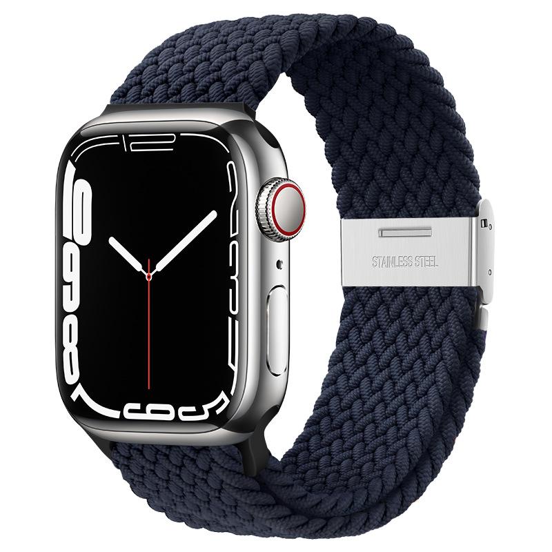 Strap For Apple watch Ultra 2 band 49mm 45mm 44mm 40mm 41mm 42mm 46mm Braided solo loop correa bracelet series 7 3 se 8 9 10 11