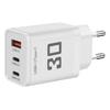 3 порта USB 2 Type C Зарядное устройство Быстрая зарядка Сетевое зарядное устройство Quick Charge Для iPhone Samsung Xiaomi Адаптер для мобильного телефона