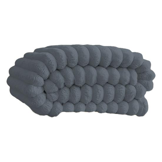 Плед из искусственного кроличьего меха, Пузырчатое одеяло, Теплое одеяло, Пушистое одеяло, Плюшевое уютное толстое пушистое одеяло