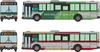 TOMYTEC Коллекция Автобусов Bus Colle Токю Автобус Прощальный Набор Линии Мизонокути Материалы для Диорам 341383 Син-Йокогама ~ 2 Автобуса