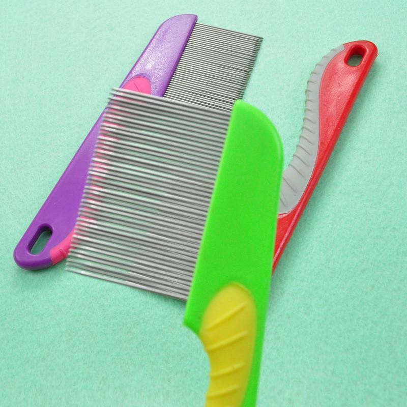 Расческа для домашних животных, триммер для стрижки собак и кошек, нержавеющая сталь, штифты, инструмент для чистки