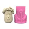 Curly Girl Succulent Planter Silicone Mold Handmade Flowerpot Silicone Mold Unique Vases and Storage Boxes Creating Mold
