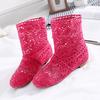 Summer Boots Women Flat Ankle Boots Fashion Cut-Outs Brand Ladies Holes Shoes