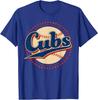 Винтажные подарки Cubs для мужчин и женщин Футболка