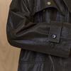 Maxza Peach Processing Crack Faux Leather Work Jacket Ze10qj013nh