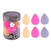 Snowflake Mini Beauty Makeup Sponge Blender for Detailed Application To Eye Area and Other Areas 6pcs Latex-free Small Under Eye Area