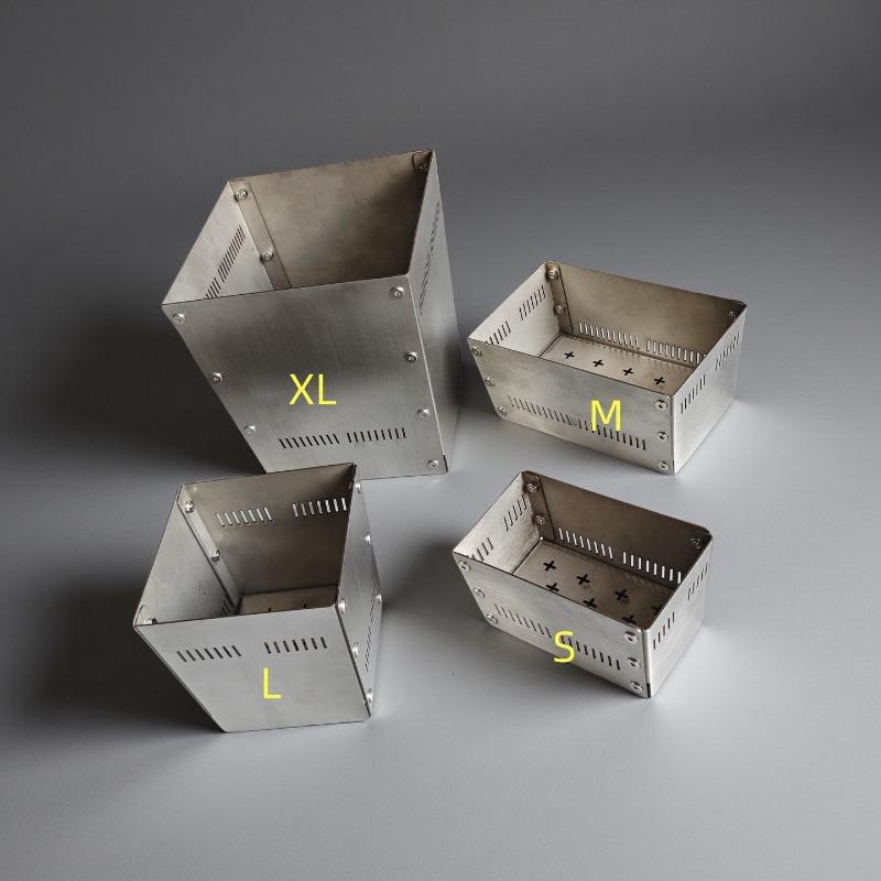 Stainless Steel Flower Pot Decorative Flowerpots Elegant Succulent Plant Pots Minimalist Luxury Flowerpot Garden Decorations