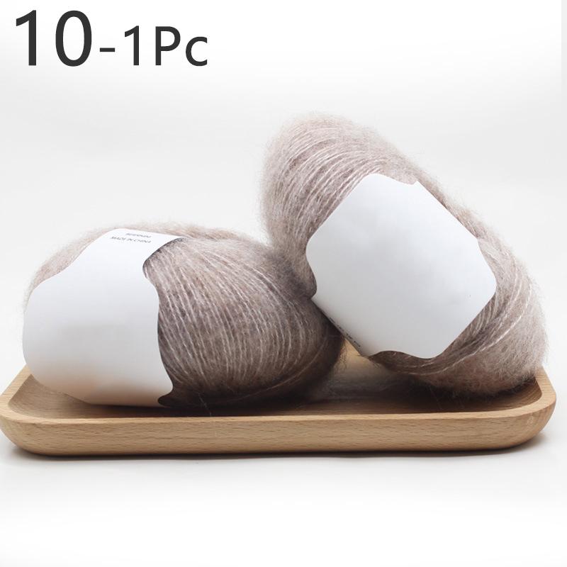 1 шт., 30 г, нить для вязания крючком из мохера для свитера, шарфа, пряжа для вязания, мягкая многоцветная пряжа для рукоделия «сделай сам»