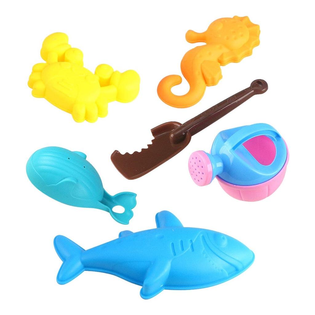 Sandbox bucket with toys Shark