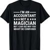 Я бухгалтер, а не волшебник. Смешная футболка с бухгалтерским юмором