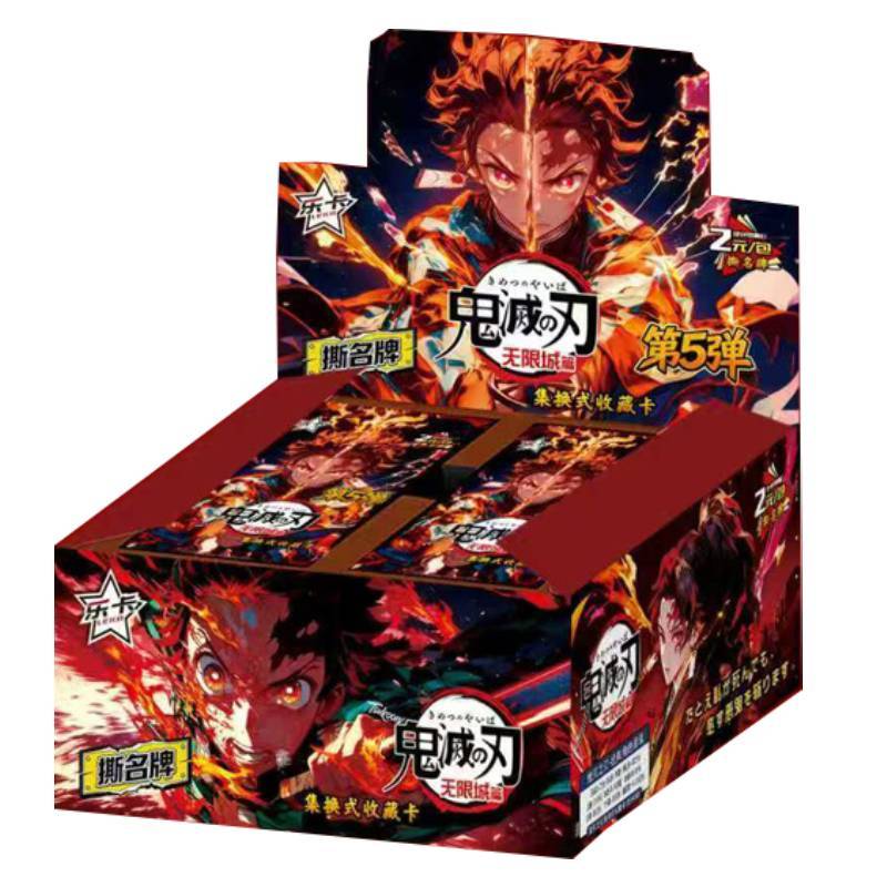 Набор карточек Kimetsu no Yaiba (Клинок, рассекающий демонов) с интерактивной игрой для детей и подростков