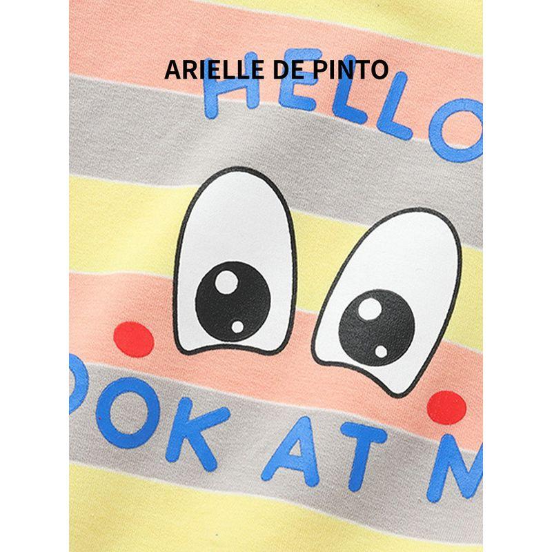 Французский детский костюм Arielle De Pinto Весна-Осень Новый Повседневный Спортивный Радужный Глаз Толстовка Костюм