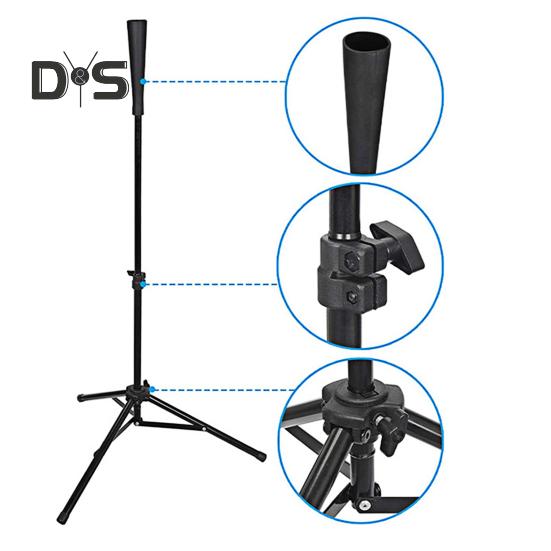 Бейсбольная подставка для детей, регулируемая по высоте, для отбивания мяча в софтболе, штатив с резиновым верхом, складная бейсбольная подставка с сумкой для переноски