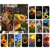 Чехол для телефона с изображением подсолнуха и бабочки для iPhone Samsung Galaxy Redmi Xiaomi Oppo OnePlus Note SA 7 8 9 10 11 12 13 14 20 21 22 23 53 54 Pro Max Plus Ultra