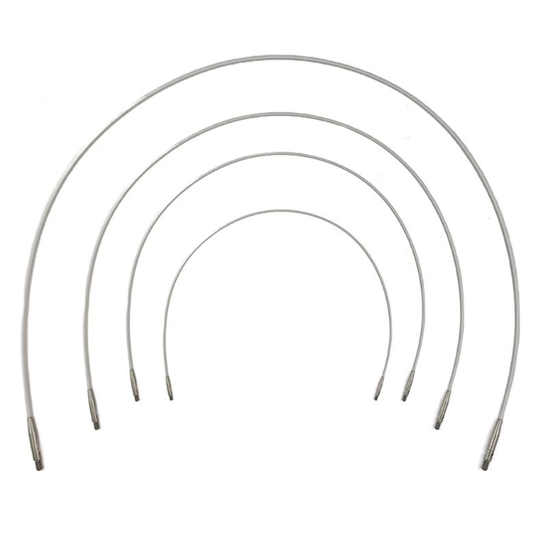 Набор из 9 пар сменных круговых спиц 3,0 мм-6,0 мм для вязания свитера, носка, алюминиевые спицы