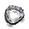 Кольцо из стерлингового серебра 925 пробы с натуральным белым топазом ручной работы, размер 7,5 K8E97