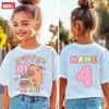 Cute Dolphin Birthday Digital Cartoon Printed Summer Casual Comfortable Cotton Short sleeved Tshirt