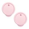 Agaphra New Magic Straw Cup Lid, 2, New Magic Pink, New Magic Pink