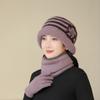 Mom Hat Girl Winter People Autumn and Winter Old Man Grandma Fashionable Old Lady Warm Knitted Wool Hat