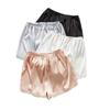 Summer Spring Elastic Waist Satin Women Women's Breeches Safety Shorts Pants Boxer Panties Lace