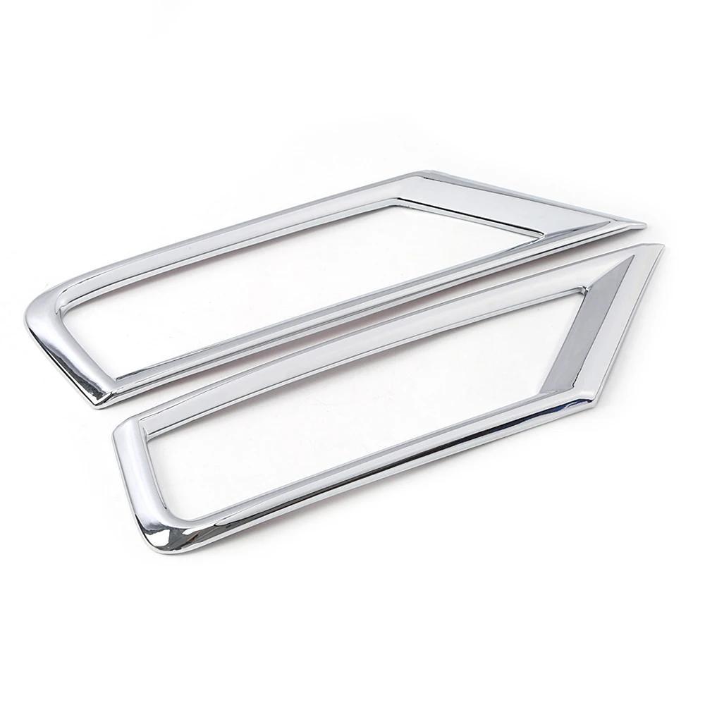 Для Volkswagen VW Tiguan MK2 2017-2019 хромированная передняя противотуманная фара, рамка противотуманной фары, наружное украшение из ABS