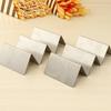 Wave Shape Stainless Steel Taco Display Stand Up Holder Rack Shell 1-4 Tacos