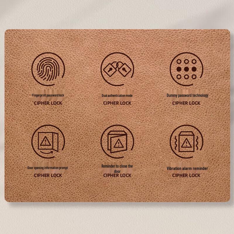 Aipu High-End Smart Fingerprint Password Leather Safe