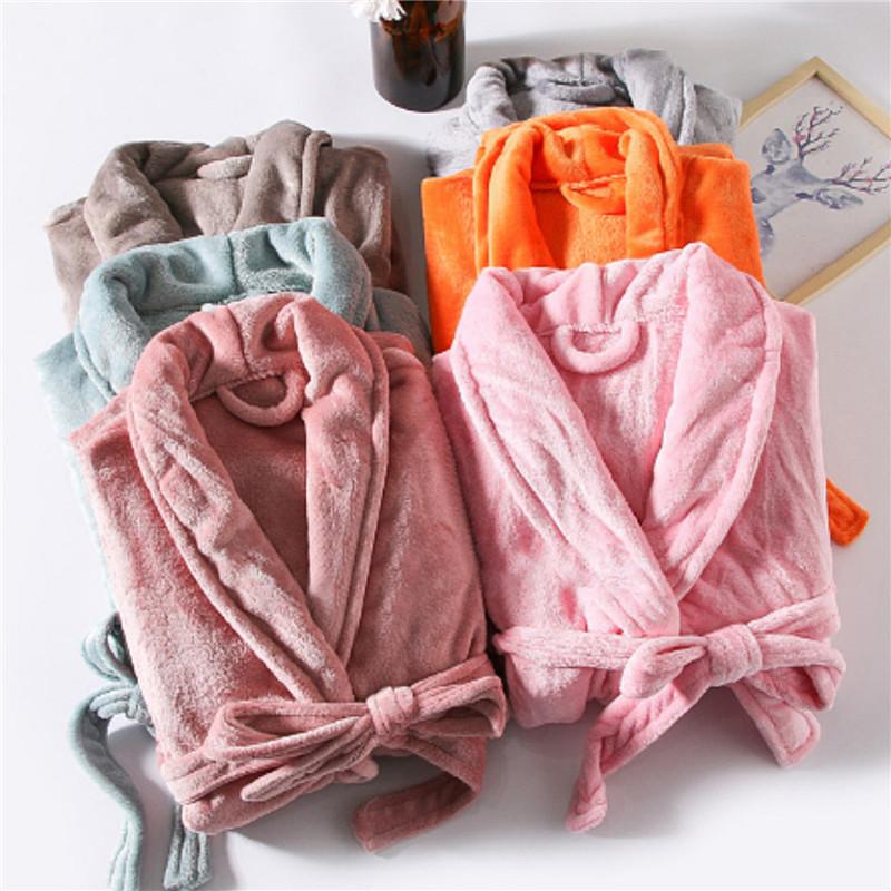 Women Pajamas Home Clothes Pajamas Bathrobes Couple Bathrobes Unisex Extended Bathrobes Modern Home Pajamas