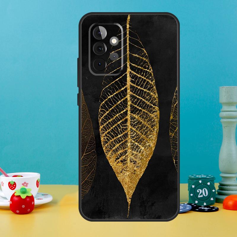 Роскошный кейс с золотой фольгой для Samsung Galaxy A25 A54 A34 A14 A52 A32 A12 A13 A33 A53 A15 A16 A36 A56 A26 A05 A35 A55