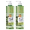 Kwaulnara 1+1+1 Aloe Soothing Gel Moisture Cream 1500ml~3000ml Large Capacity / BEST Cleansing Foam Mist Sunscreen Aloe Vera, 3 Pieces, 1.5L