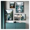 Scandinavian Nature Landscape Poster Mountain Lake Bridge Canvas Wall Art Print Painting Nordic Design Picture Modern Home Decor