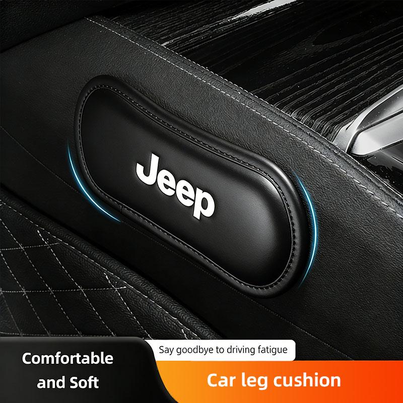 Car Pillow Car Knee Pad Elastic Memory Foam Leg Pad For Jeep Renegade Compass Grand Cherokee Patriot Liberty Gladiator Wrangler ANO1