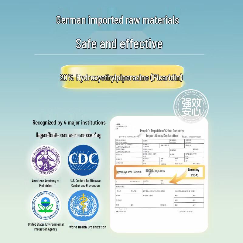 Liu Shen Classic Original Scent Picaridin Mosquito Repellent