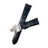 Seiko Time Lab Co., Ltd. Ремешок для часов SEIKO из коровьей кожи с пряжкой D, черный, для мужских часов (В комплект входит набор для ухода)
