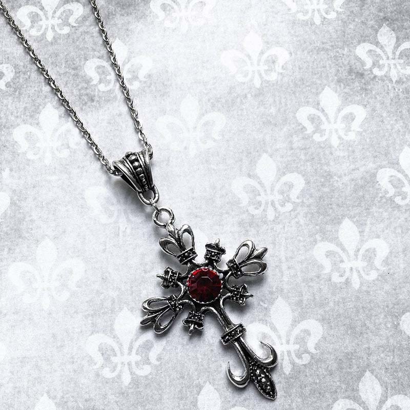 Y2K Punk Crystal Cross Pendant Necklace For Women Men Gothic Clavicle Chain Choker Necklaces Aesthetic Jewelry Bijoux Party Gift Neck Jewelry