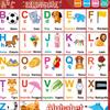 Bilingual Talking Wall Chart for Toddlers Learning Toys En/Spanish   Interactive Wall Chart with Musical Alphabet Educational
