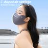 Uv Protection Breathable Face Mask 3D Seamless Full Face Outdoor  Lightweight Sun Block Flex Fit