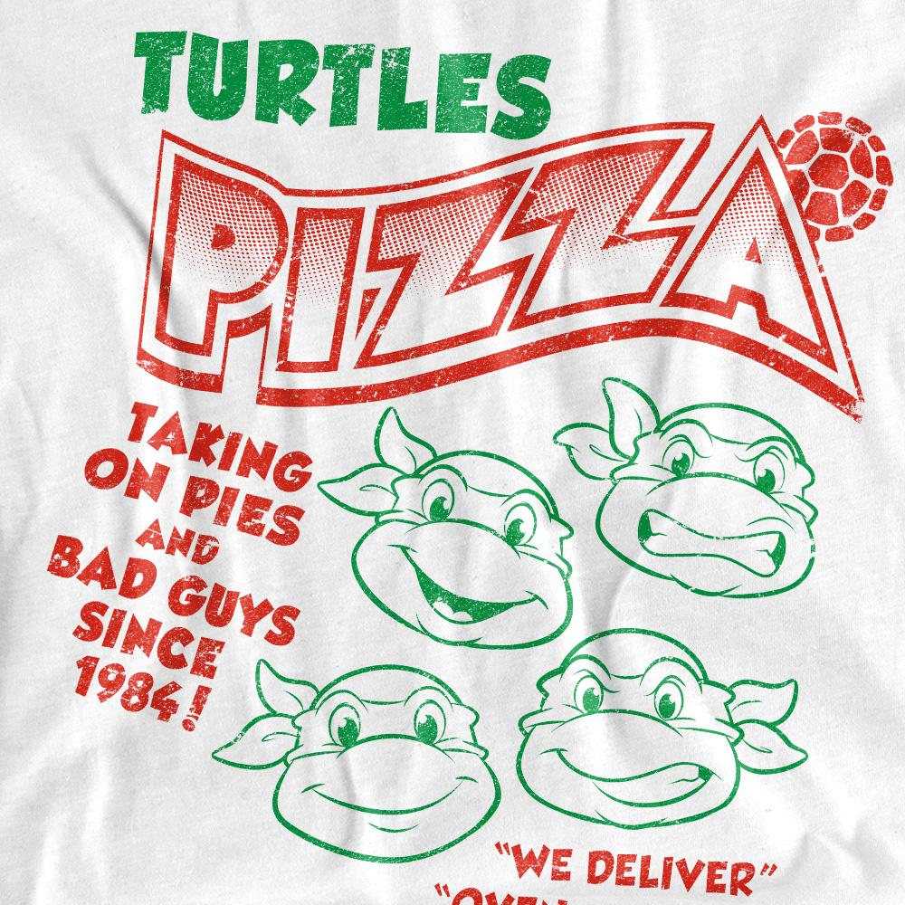 Teenage Mutant Ninja Turtles Unisex Adult Turtles Pizza T-Shirt