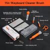 11-in-1 Computer Cleaning Kit Bluetooth Earphone Cleaner Pen Keyborad Camera Brush Sim Card Ejector Keycap Puller Phone Holder