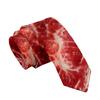 Adjustable Meat Style Design Tie Narrow Steak Food Printing Men Necktie  Shirt
