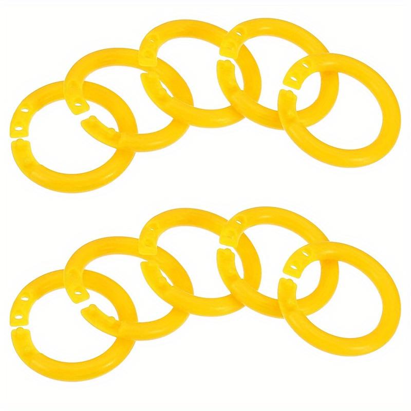 10/25 шт., пластиковое кольцо-переплет для книги, скрапбукинга, фотоальбома, фотоальбома