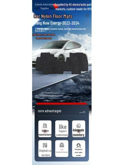 Индивидуальные коврики для BYD Tang New Energy (Модели 2022-2024 годов)